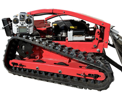 16HP 452cc Gas Power Remote Robotic Lawnmower for All Terrain Slope Lawn Mower