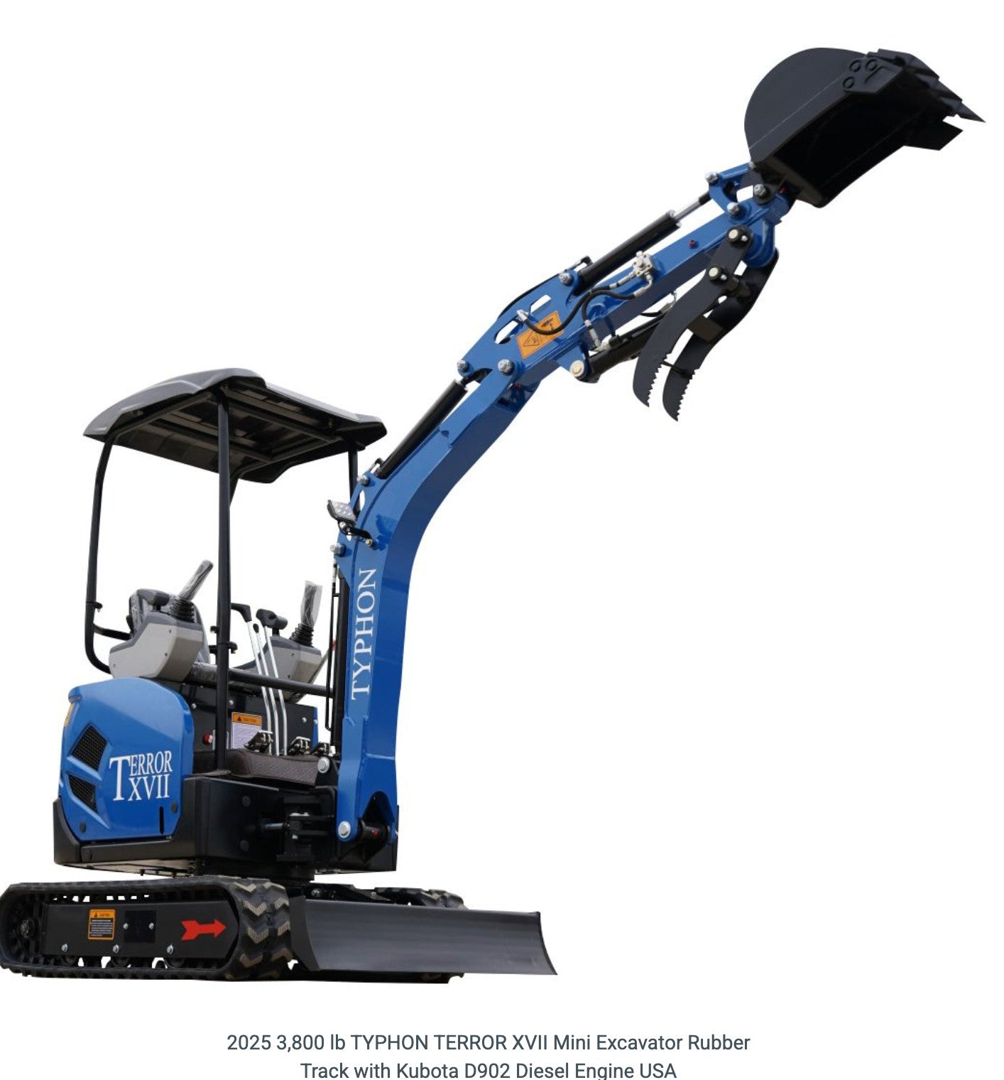 FREE SHIP 2025 New Mini Excavator Crawler EPA certified USA KUBOTA Diesel D902
