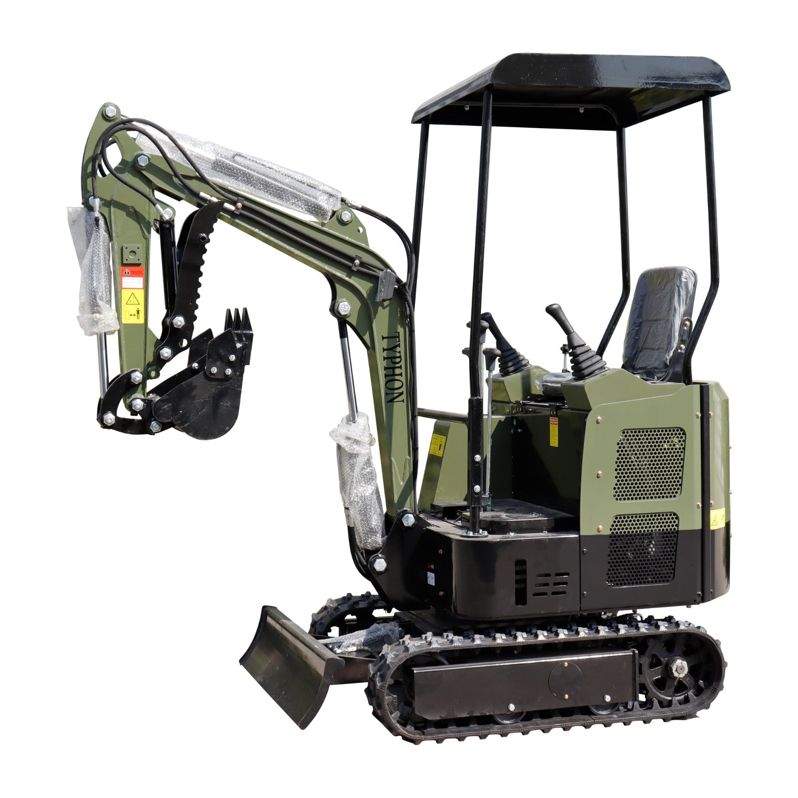 FREE SHIP Mini Excavator 1 Ton Digger 13.5hp Gas Tracked Crawler B&S EPA Engine
