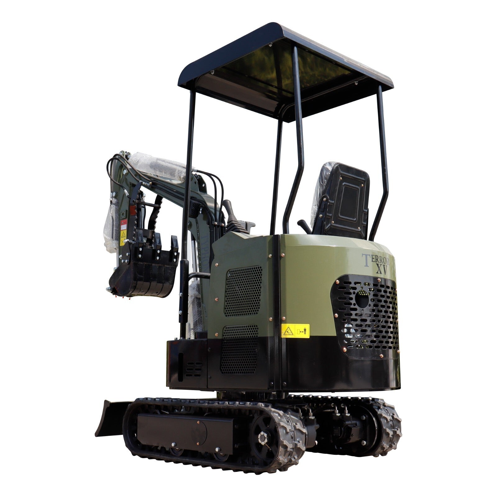 FREE SHIP Mini Excavator 1 Ton Digger 13.5hp Gas Tracked Crawler B&S EPA Engine
