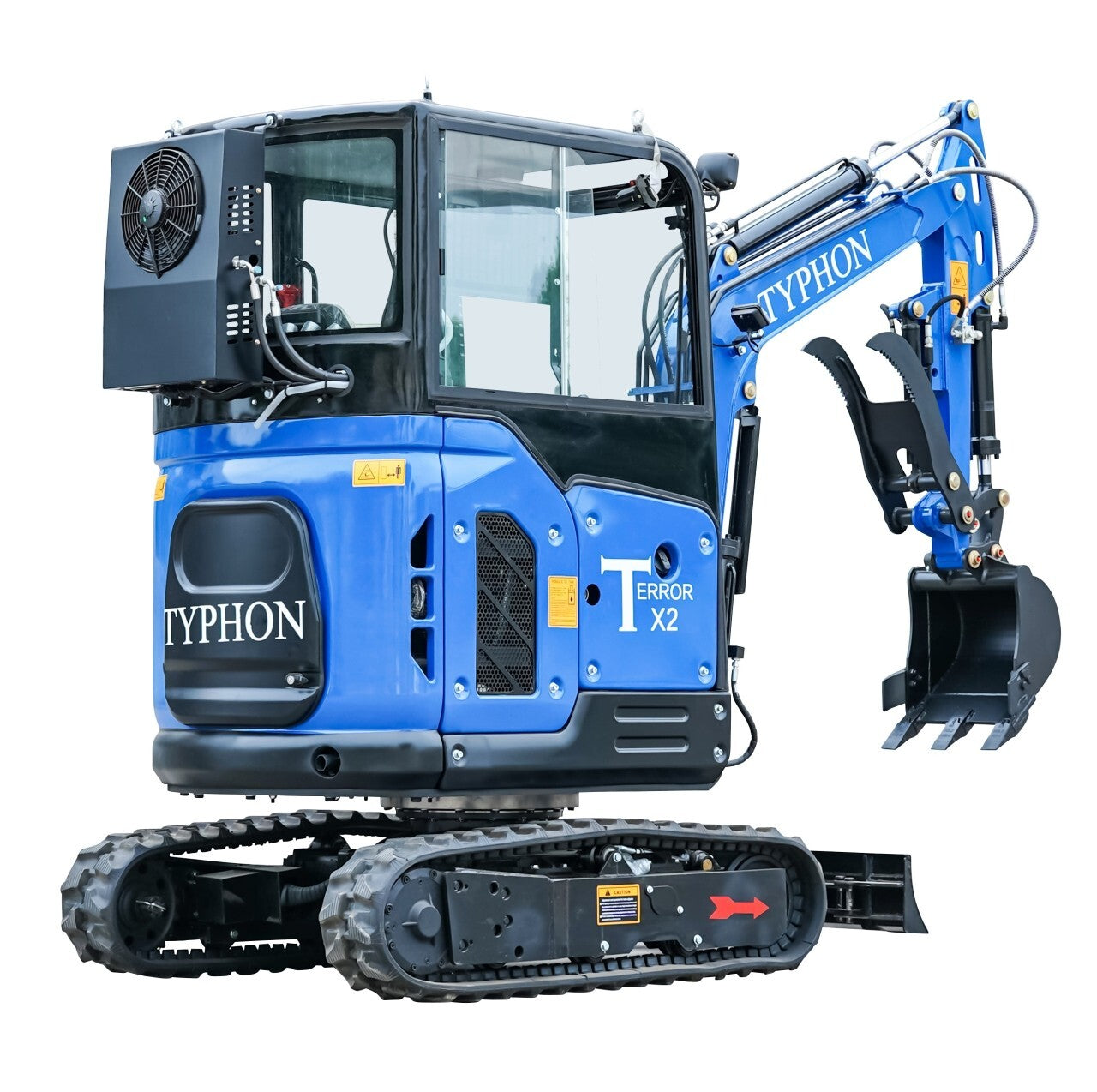 TYPHON TERROR X2 Mini Excavator 2.7 Ton Trench Digger EPA Diesel Kubota V1505