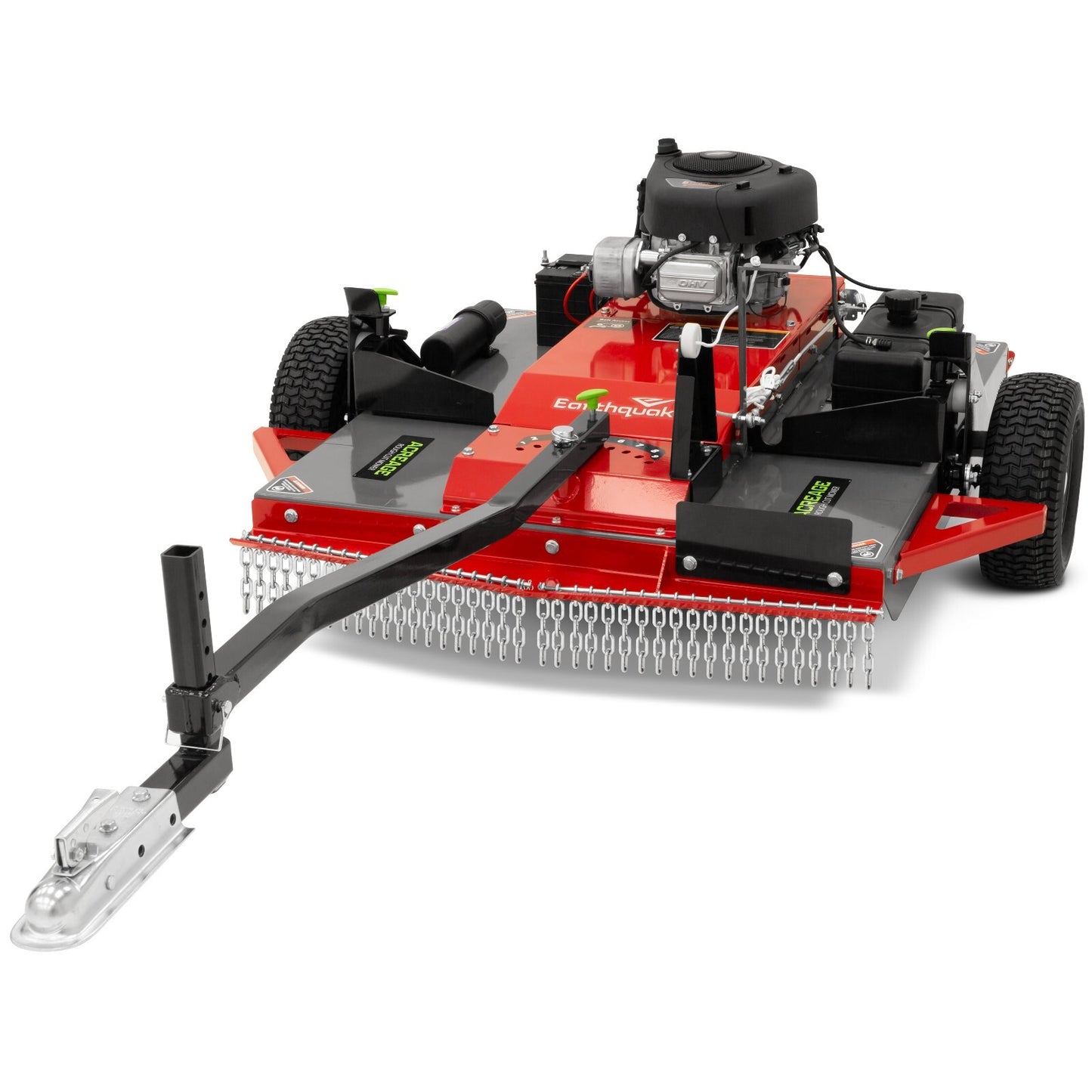 Earthquake Acreage Tow-Behind Rough Cut Mower, 500cc Briggs & Stratton Engine