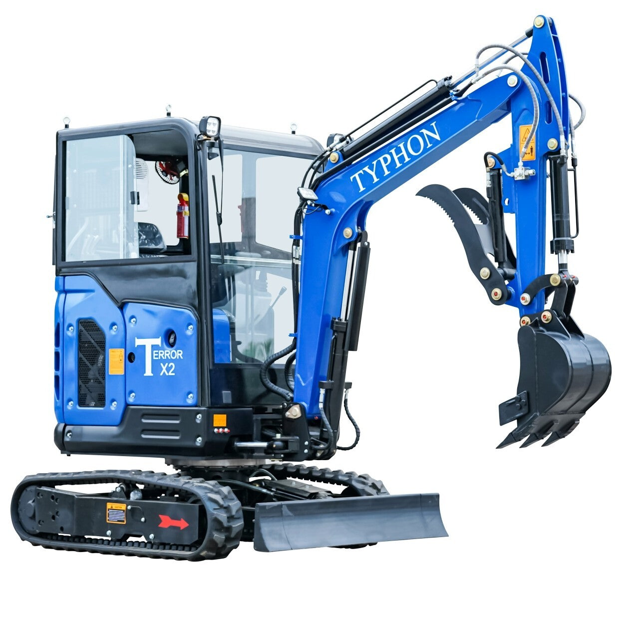 TYPHON TERROR X2 Mini Excavator 2.7 Ton Trench Digger EPA Diesel Kubota V1505