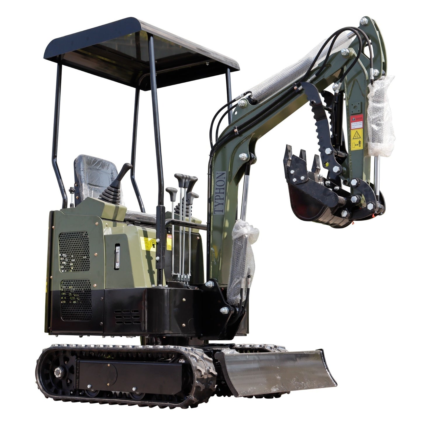 FREE SHIP Mini Excavator 1 Ton Digger 13.5hp Gas Tracked Crawler B&S EPA Engine