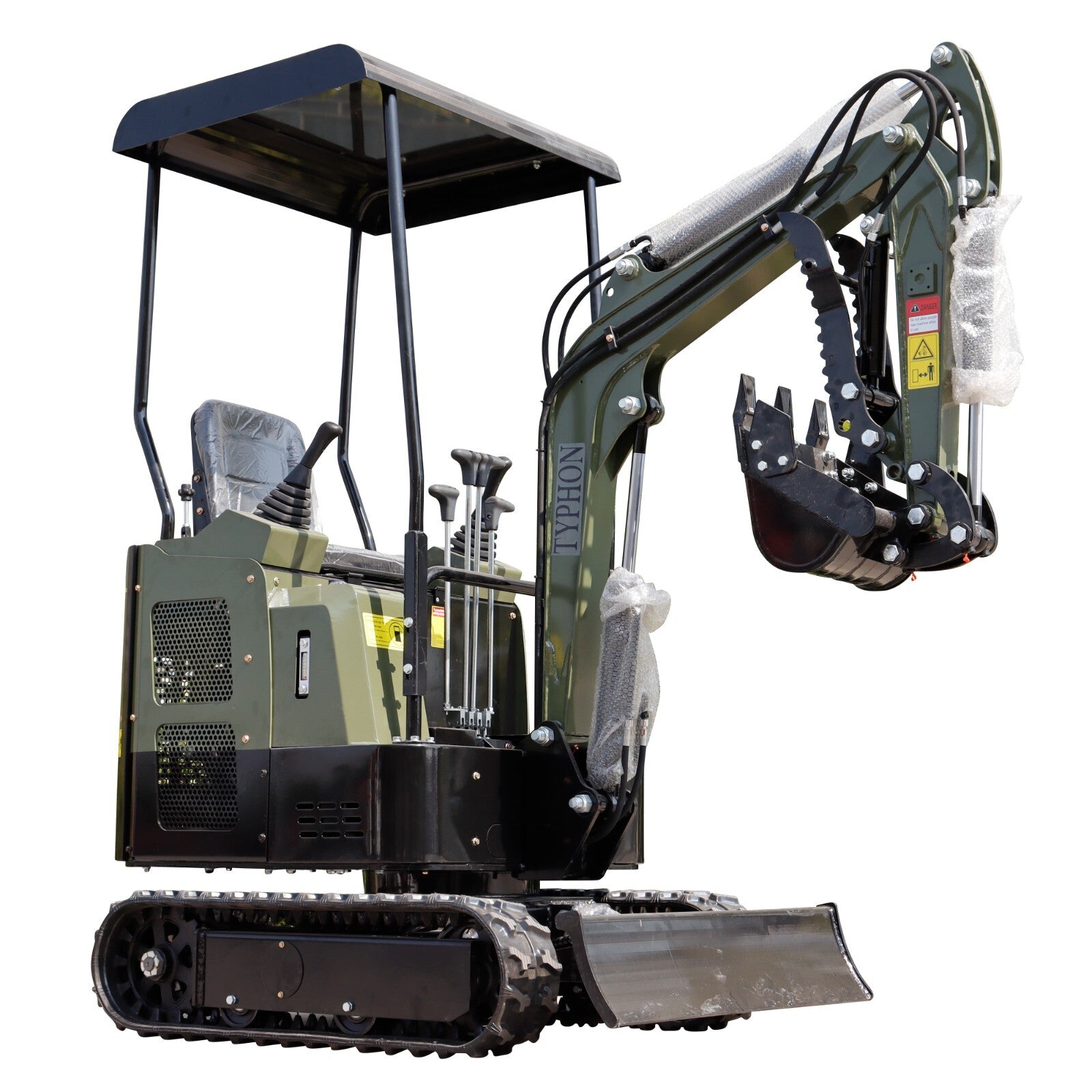 FREE SHIP Mini Excavator 1 Ton Digger 13.5hp Gas Tracked Crawler B&S EPA Engine