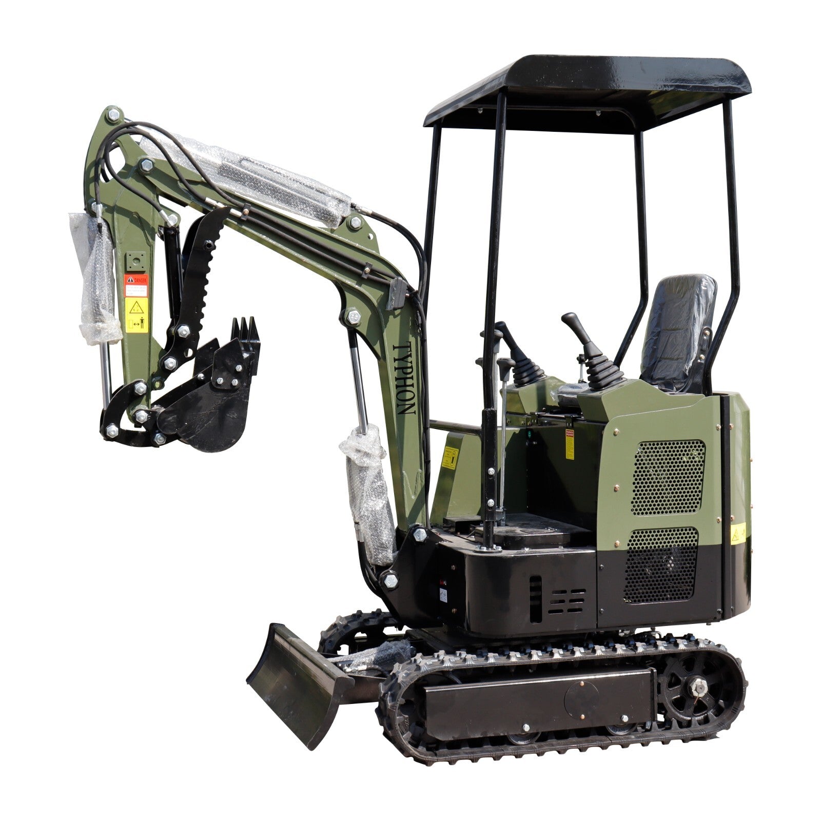 FREE SHIP Mini Excavator 1 Ton Digger 13.5hp Gas Tracked Crawler B&S EPA Engine
