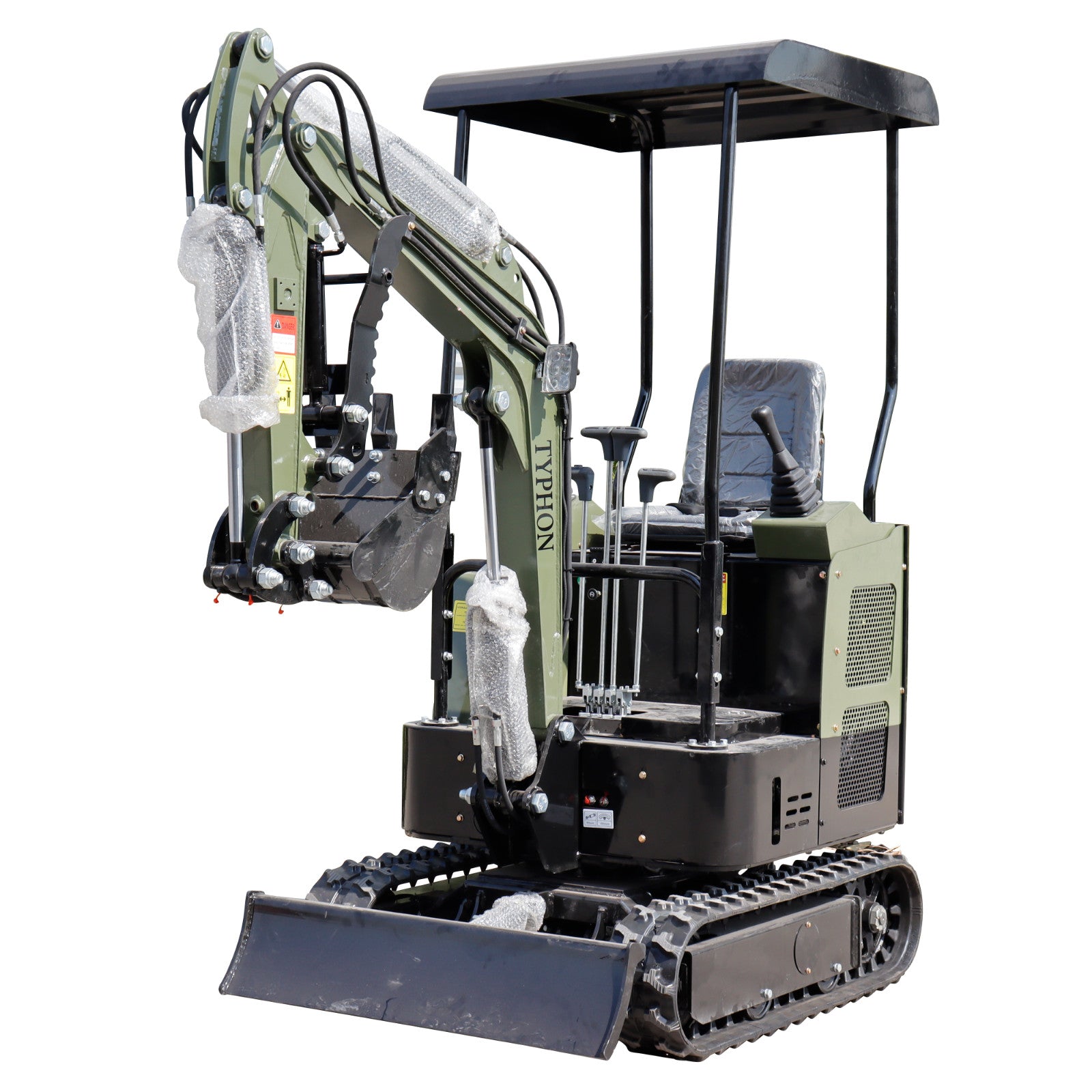 FREE SHIP Mini Excavator 1 Ton Digger 13.5hp Gas Tracked Crawler B&S EPA Engine