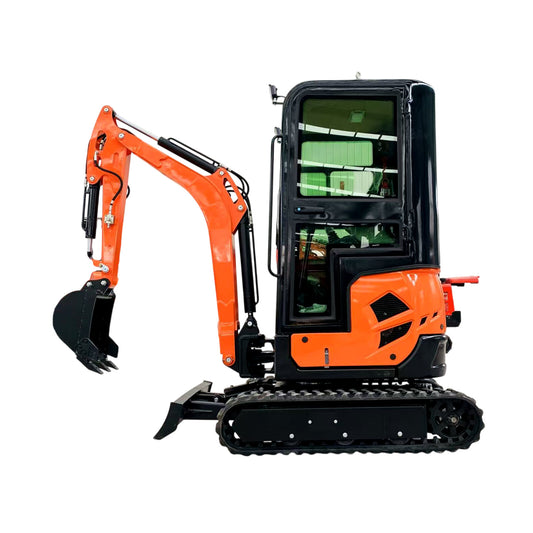 4000 lbs 1.8 Ton Cabin Air Conditioned Thumb KUBOTA D902 Diesel Mini Excavator