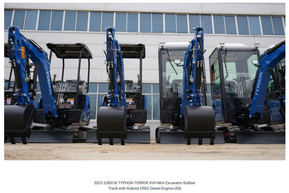 FREE SHIP 2025 New Mini Excavator Crawler EPA certified USA KUBOTA Diesel D902