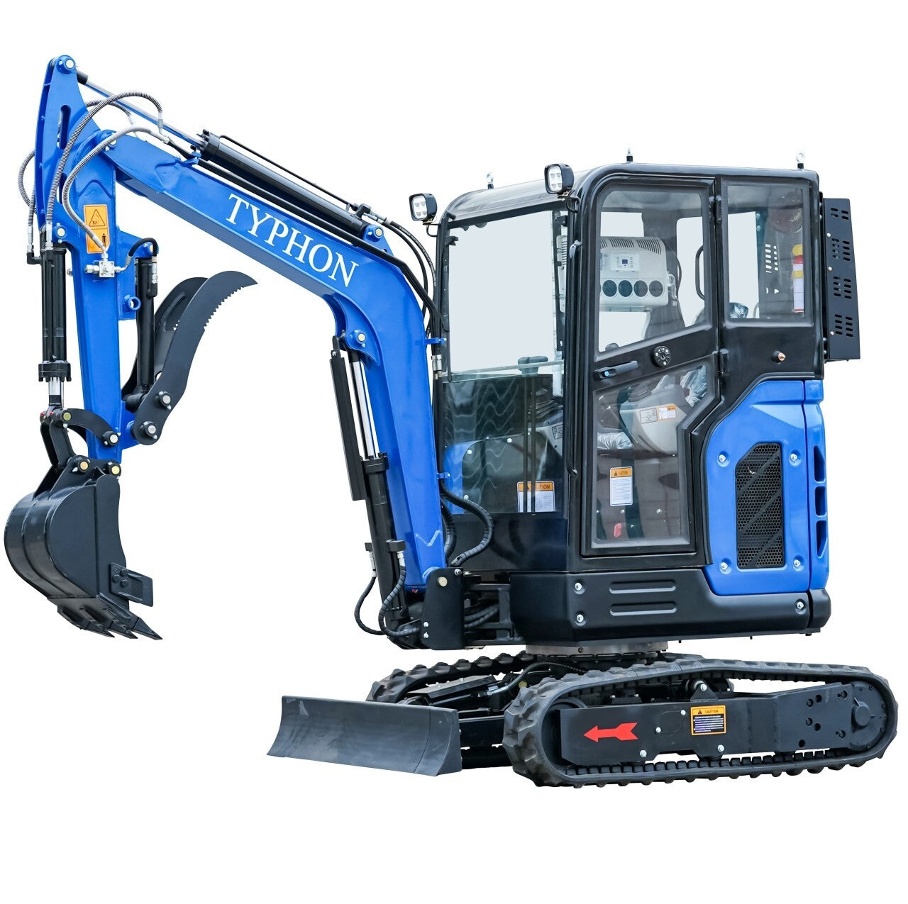 TYPHON TERROR X2 Mini Excavator 2.7 Ton Trench Digger EPA Diesel Kubota V1505